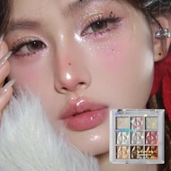 9 Color Eyeshadow Palette With Matte And Glitter Colors, A Long Lasting Eye Makeup Palette That Y1h9
