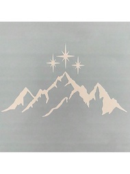 1 Pc City Of Starlight Car Decal, Cute Acotar Themed Sticker Featuring The Starry Skyline, Perfect F