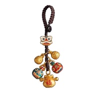 Gantungan Kunci Keberuntungan Kekayaan Pixiu Fu Chai Shen Gantungan Kunci Cantik Mobil Tas Lucky Key