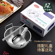 High Quality 304 Stainless Steel Noodle Bowl and Chopsticks Set - Compact, Lightweight, Pretty, Easy