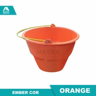 ORANGE PLASTIC COR BUCKET 14 KW I