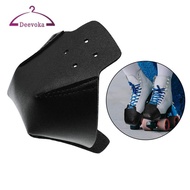 [deevoka] Leather Toe  Guards Protectors  Artificial Leather Roller Skate  Protectors Sleeves for Qu