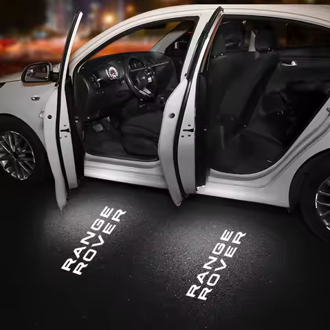 LED Car Door Welcome Logo Projector Ghost Shadow Light Accessories For Land Rover Range Rover 3 4 L3