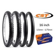 CST Inner Tube 16 Inch 1-3/8 (Schrader Valve) 16inch kids bicycle tube