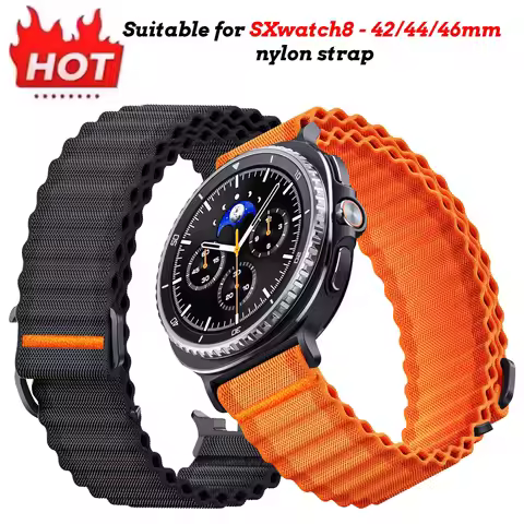 Nylon Watch Strap for Samsung Galaxy watch 8 Classic Smartwatch for Samsung Galaxy Watch 8 40mm 44mm