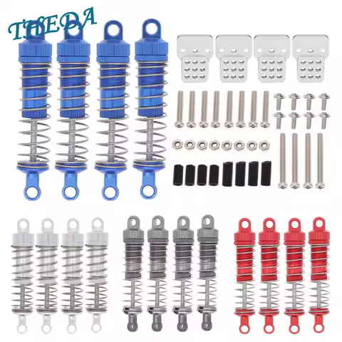 Metal Shock Absorber Oil Pressure Dampers with Mounting for MN D90 MN-90 MN99S WPL C14 C24 C34 RC Ca