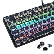 Meishang e Family 917 Punk Mechanical Keyboard 87-Key Gaming Keyboard Office Keyboard