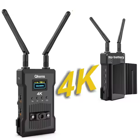 200m 4K HDMI Wireless Extender Video Transmitter and Receiver Support Battery Videographer Photograp