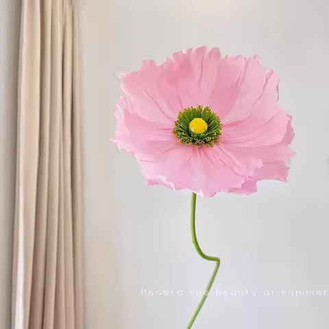 New 60cm Simulate Giant Flower Paper Simulated Fake Flower Head giant Large Artificial Flower Outdoo