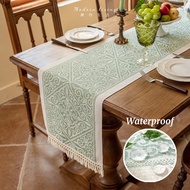Nordic Style Long Table Runner 2/4/6/8 Seater Waterproof Table Runner for Coffee Table TV Cabinet CN
