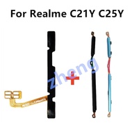 Power volume button flex For Realme C21Y C25Y ON OFF switch Side Key button flexPower volume button 