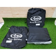 ARAI SARUNG HUJAN MOTOR COVER FOR MOTOCYCLE SARUNG HUJAN (BLACK / SILVER)