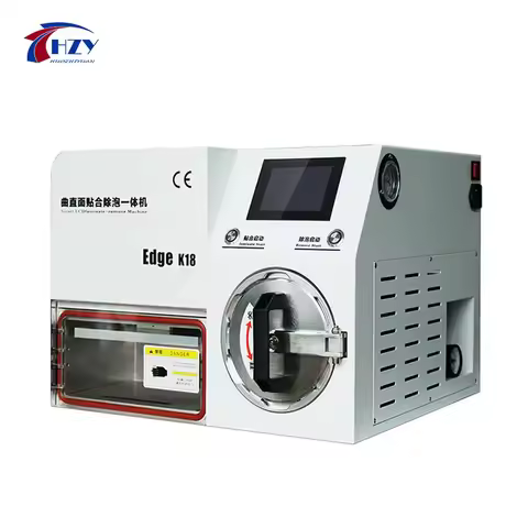 K18 Edge Laminating Machine OCA Vacuum Laminating Bubble Remover LCD Screen Refurbish laminating mac