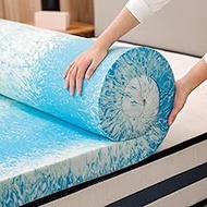 Bynex 3 Inch Full Size Memory Foam Mattress Topper, Cooling Gel Infusion Bed Topper Pad for Firm Mat