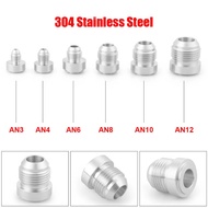 304 Stainless steel Weld On Fitting Bung Nut AN3 AN4 AN6 AN8 AN10 AN12 Valve Cover Catch Can High Qu