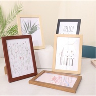 Natural Wooden Picture Frame Nordic 6R/7R Desktop DIY Decoration Photo Frame Wall Photo Frame相框