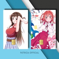 161-175 POPULAR ATM STICKER ANIME KAZUYA KINOSHITA RENT A GIRLFRIEND H99HV/G8PPF/ POPULAR KTP STICKE