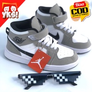 Grey jordan shoes for children (26-30) for ages 2 years 3 years 4 years 5 years 6 years 7 years 8
