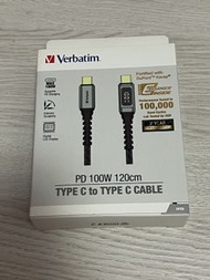 Verbatim Type C充電線 120cm
