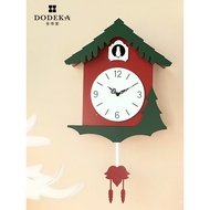 Dodee Children's Cuckoo Clock Living Room Clock Creative Cuckoo Clock Time Telling Decorative Quartz