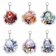 Game Honkai: Star Rail Topaz Jingliu HuoHuo Guinaifen Pendant Keychain Keyring Accessories Anime Cos