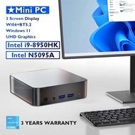 MINI PC Computer Intel Core i9 8950HK 16GB DDR4 + 1/2TB M.2 SSD Windows11 Mini Gaming Pc Desktop Com