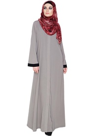 Stylish Jubah for Muslimah Plus Size Xs to 8XL Arm Black