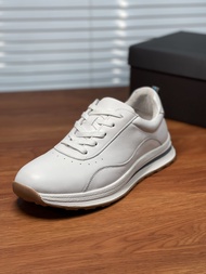 Authentic Ecco Men's รองเท้าลำลอง รองเท้าหนัง รองเท้าวิ่ง รองเท้าผ้าใบ AY1014040