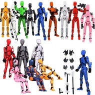 3d Printed Action Figure Lucky 13 Titans 3D Figure Dummy 13 Joint Movable Doll