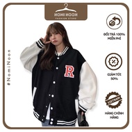 [With Real Video + Photo] Bomber Unisex Jacket Thick Felt Sweatshirts Press Personality New Update - Nomi Noon 604