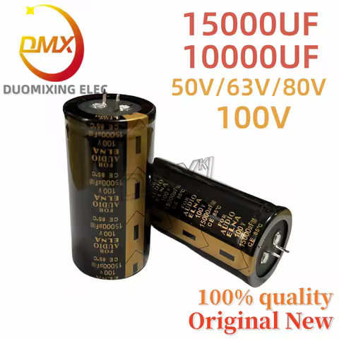 2PCS/LOT 100V15000UF 35*100MM 15000UF 100V 35*70MM 10000UF 50V 63V 80V Audio Power Amplifier Fever F