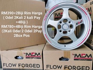 新 NEW SPORT RIM 15 INCH REGMASTER RM780 X4PC RIM ( PERSONA WAJA IRIZ LIVINA SAGA VVT)