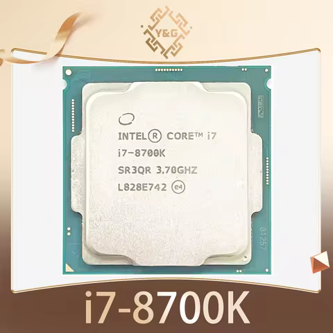 Core i7-8700K i7 8700K 3.7 GHz Six-Core Twelve-Thread CPU Processor 12M 95W LGA 1151