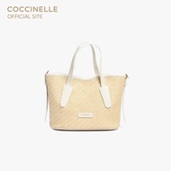 COCCINELLE กระเป๋าถือผู้หญิง รุ่น NEW NEVER WITHOUT BAG TOP HANDLE BAG 180501 สี MULTI BLANCO/BLANCO