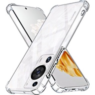Huawei P60 P50 P40 P30 P20 Pro Case Slim Soft TPU Transaprent Clear Phone Case on For Huawei P60 Art P60Pro P50 P40 P30 P20 lite Cover