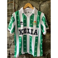 HIJAU FREE SHIPPING REAL CALF RETRO JERSEY 97/98 GREEN WHITE S-XXL