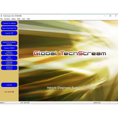 Newest Version TIS Techstream 18.00.008 Software Link Active Code Compatible with MINI VCI MINIVCI f