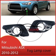 Front Bumper Fog Light Cover fog lamp cover  For Mitsubishi ASX 2010 2011 2012 Foglight Fog Lamp Hoo