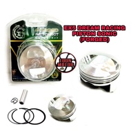 SONIC PISTON FORGED PISTON SONIC RACING 53MM/56MM/58MM EX5/EX5 DREAM/CLASS 1/WAVE100/WAVE125/KRISS 1