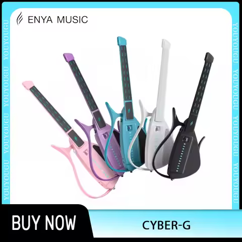 Enya Cyber G Stringless Guitar Intelligent Playing One Man Band Pick Version Autostop Piano Electron