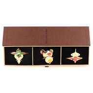 LOUIS VUITTON花帽俠/熊貓/洋蔥頭髮夾，村上隆，M92595，鍍金，花帽俠/熊貓/洋蔥頭，女款，未使用