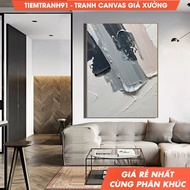 Wall painting, Large Gray Minimalist Wall Art Original Beige Abstract Painting Gary 3D Texture Paint