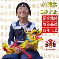 Children's Dragon Dance Photography Ancient Style Props Foshan Lion Head Lion Dance Decoration Small Handmade Toys