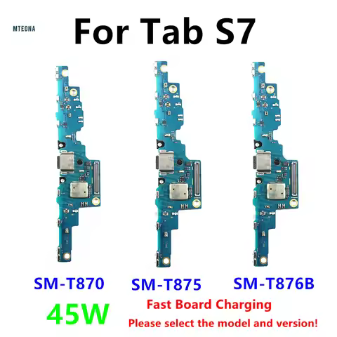 45W USB Type-C Port Charger Board Dock Connector Charging Flex Cable For Samsung Galaxy Tab S7 SM-T8