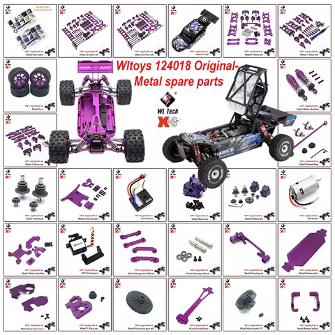 WLtoys 124018 124019 144010 144001 144002 124016 127017 LC 1/14 Remote Control Car Parts Upgraded Me