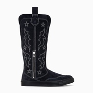 日本限定 Converse ALL STAR WESTERNBOOTS ST 拉鍊 皮革 西部靴 長靴 黑色/ 25 cm