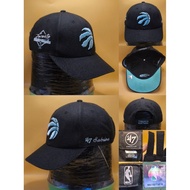 '47 Brand Authentic Toronto Raptors Hat Black Pastel Green Embroidery Street Style 2019 Champion
