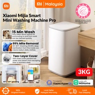 Xiaomi Mijia Smart Mini Washing Machine Pro 3kg App Control Top Loader Inverter Hot Water 99% Mite R