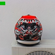 หมวกกันน็อค arai RX-7VRR5 งาน1:1 หมวกกันน็อค ลายไฟ หมวกกันน็อคขับบิ๊กไบค์ทำความเร็วสูง หมวกสีแดง ARA