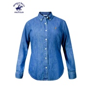 Beverly Hills Polo Club Women’s 100% Cotton Denim Shirt in Chambray GW1911